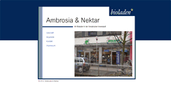 Desktop Screenshot of ambrosia-nektar.de